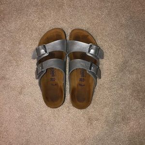 Silver Birkenstock’s